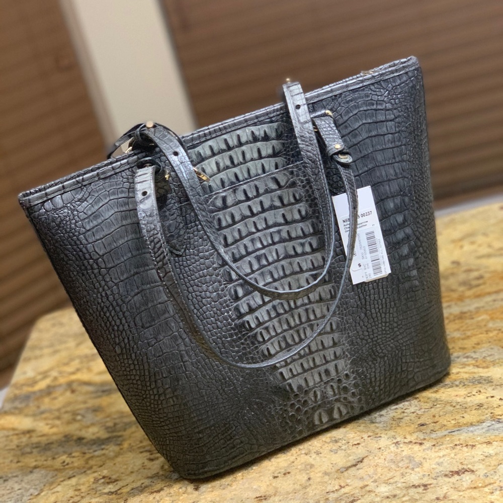 Brahmin Asher Charcoal Sparrow Handbag